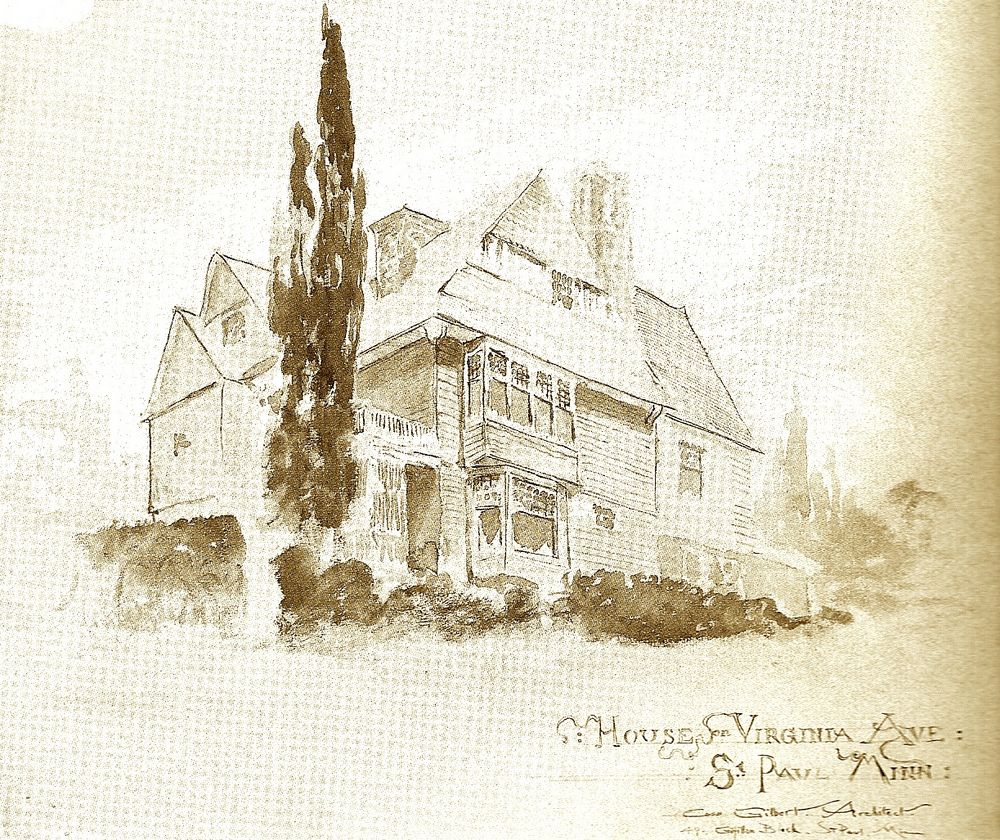 House on Virginia Avenue, Sketch for 'House on Virginia Avenue'