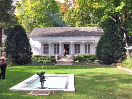 Garden House at Cannonball House (now Keeler Tavern), Main façade of the garden house