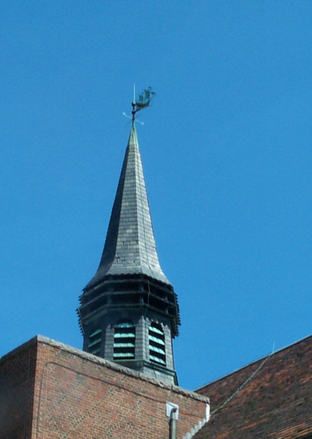 Seaside Clinic, Spire, detail.